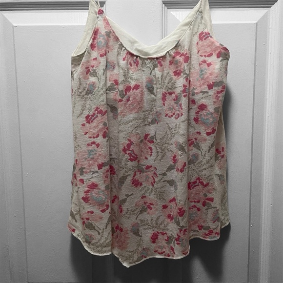 American Eagle Outfitters Pink and Cream Floral Camisole - Picture 5 of 10